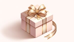 結婚祝いのギフトボックスの絵：Classy Items Naviオリジナル画像